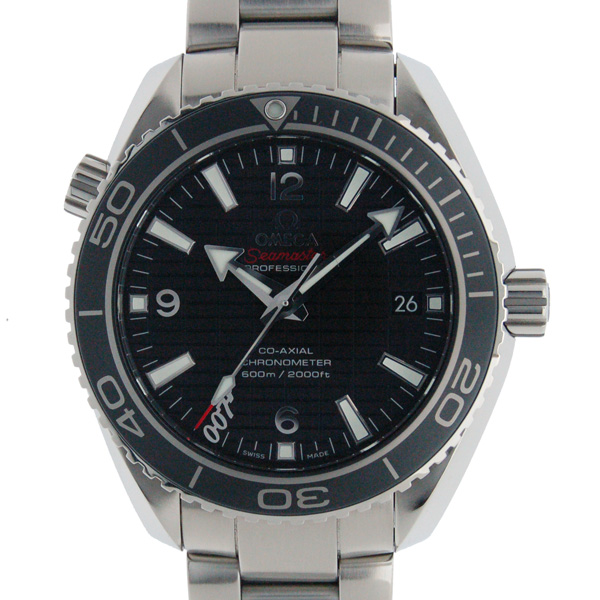 オメガ　OMEGA　シーマスター　プラネットオーシャン　007 スカイフォール　232.30.42.21.01.004　世界限定5007本　ブラック　SS　42mm　USED　中古