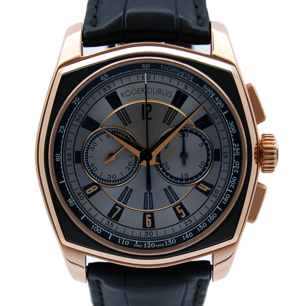 ロジェ・デュブイ　ROGER DUBUIS　モネガスク　クロノグラフ　DBMG0004　ピンクゴールド　USED　中古
