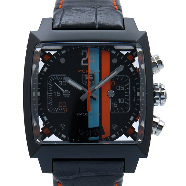 タグホイヤー　TAG HEUER　モナコ24　キャリバー36　クロノグラフ　CAL5110.FC6265　PVD　40,5mm　USED　中古