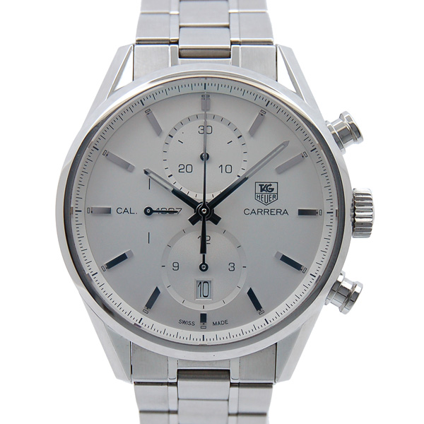 タグホイヤー　TAG HEUER　カレラクロノ　キャリバー1887　CAR2111.BA0720　41mm　SS　シルバー　自動巻　USED　中古