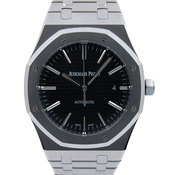 オーデマ・ピゲ　AUDEMARS PIGUET　ロイヤルオーク　15400ST.OO.1220ST.01　41mm　ブラック　USED　中古
