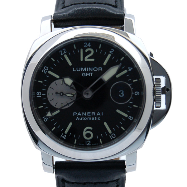 パネライ　PANERAI　ルミノールGMT　44mm　PAM00088　自動巻　革ベルト　USED　中古