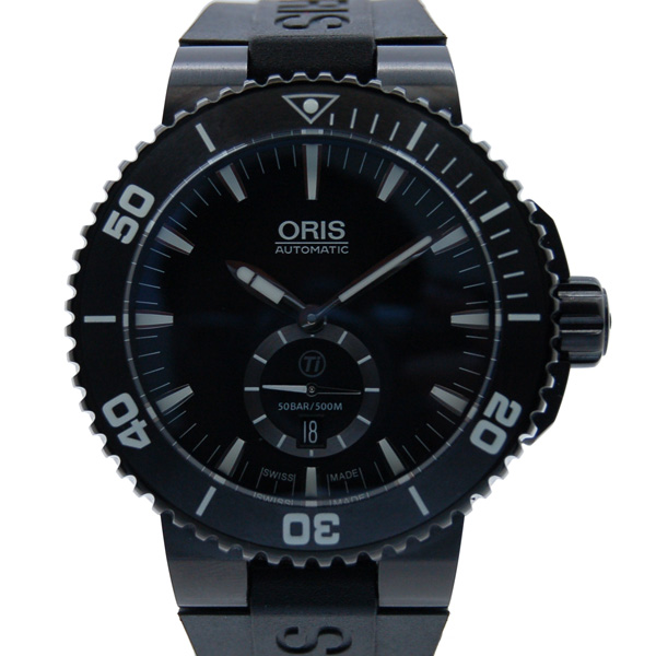 オリス　ORIS　アクイス　チタン　スモールセコンド　デイト　739 7674 7754　USED　中古