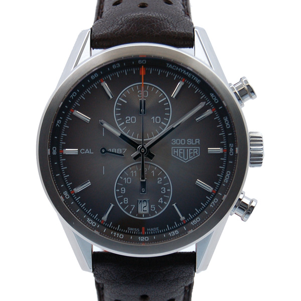 タグホイヤー　TAG HEUER　カレラクロノ　キャリバー1887　300SLR CAR2112.FC6267　自動巻　革ベルト　5000本限定　USED　中古