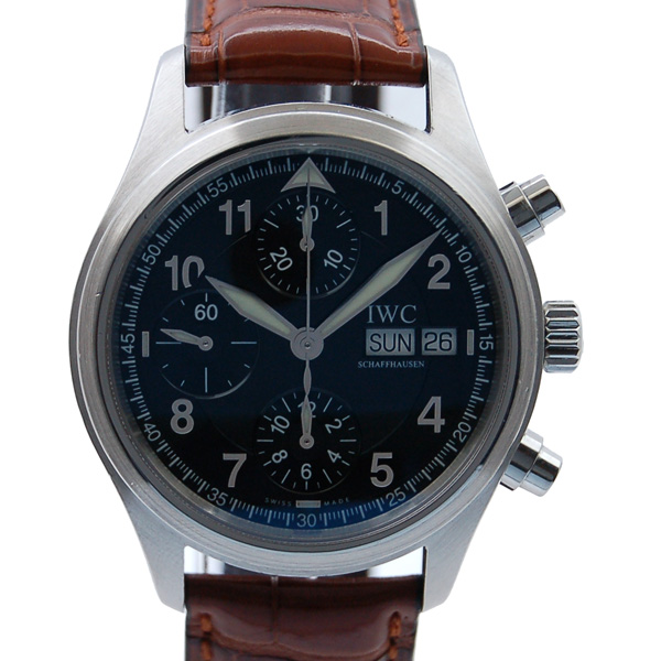 IWC　スピットファイア　クロノグラフ　IW370613　自動巻　SS　39mm　USED　中古