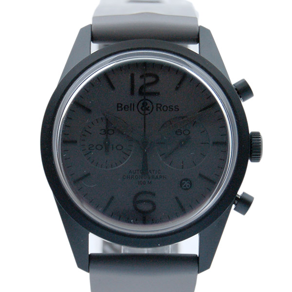 ベル＆ロス　BELL＆ROSS　BR126　コマンド　クロノグラフ　41mm　PVD　グレー　未使用品