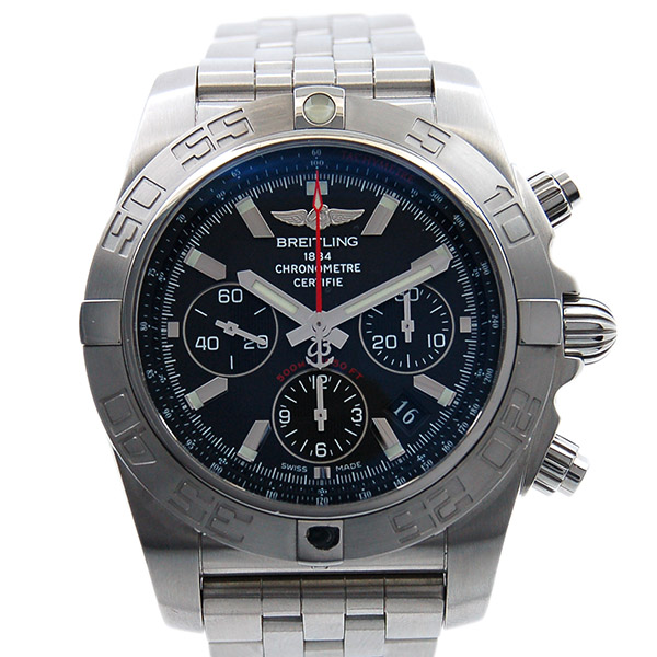 ブライトリング　BREITLING　クロノマット44　フライングフィッシュ　A010B08PA　オニキスブラック　SS　44mm　USED　中古
