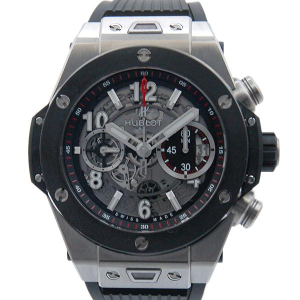 ウブロ　HUBLOT　ビッグバン　ウニコ　チタニウム　セラミック　411.NM.1170.RX　USED　中古