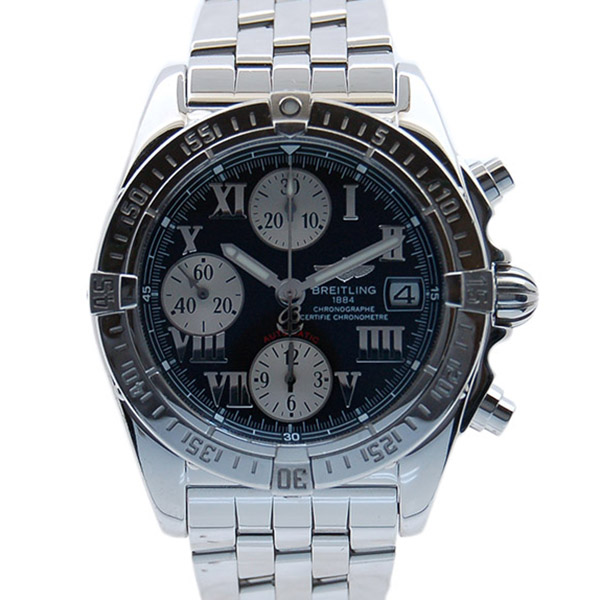 ブライトリング　BREITLING　クロノコックピット　A13358　ブラックローマ　39mm　ブレス　USED　中古
