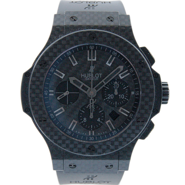 ウブロ　HUBLOT　ビッグバン オールブラック カーボン　301.QX.1740.RX　44mm　オールカーボン　ブラック　中古　USED