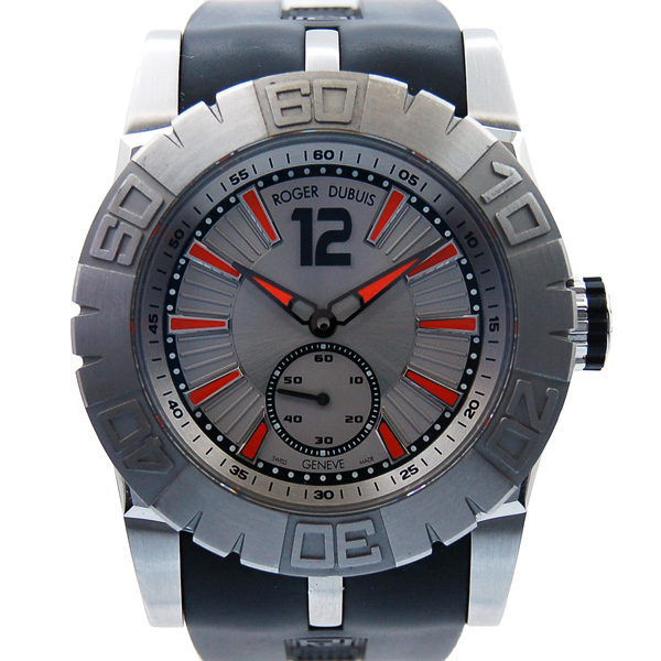ロジェ・デュブイ　ROGER DUBUIS　ニューイージーダイバー　SED46 821 91 00/03A01　シルバー　46mm　300m防水　888本限定　USED　中古