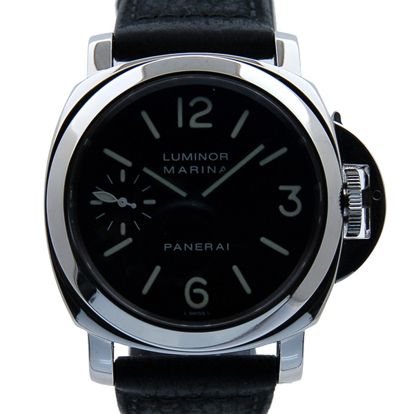 パネライ　PANERAI　ルミノールマリーナ　44mm　PAM00001　手巻き　300ｍ防水　革ベルト　USED　中古