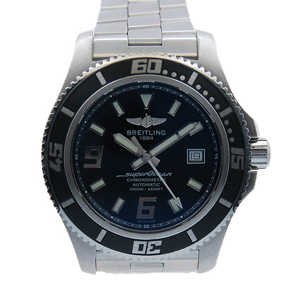 ブライトリング　BREITLING　スーパーオーシャン44  A188B77PSS　アビスホワイト　44mm　SS　USED　中古