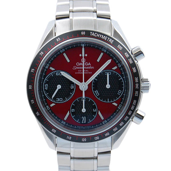 オメガ　OMEGA　スピードマスターレーシング　326.30.40.50.11.001　SS　レッド/ブラック　40mm　自動巻　未使用品