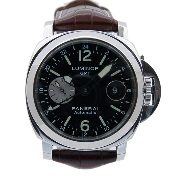 パネライ　PANERAI　ルミノールGMT　44mm　PAM00088　自動巻　革ベルト　USED　中古
