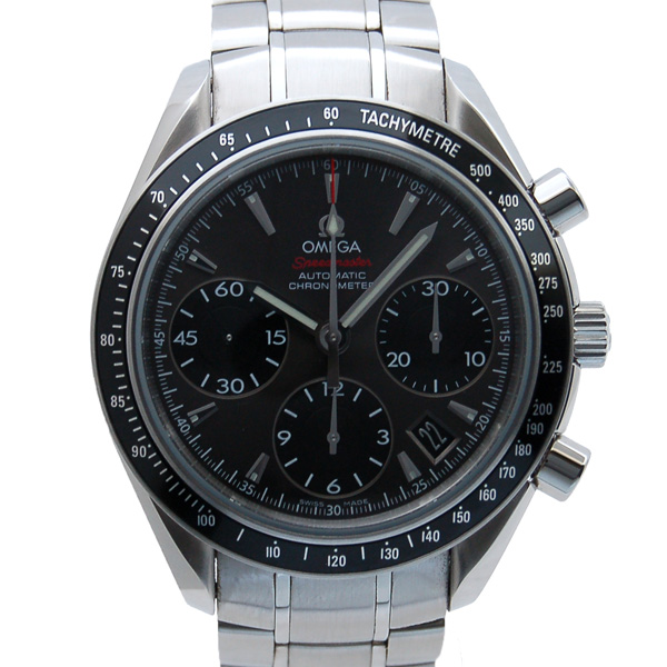 オメガ　OMEGA　スピードマスターオートマティックデイト　323.30.40.40.06.001　グレー/ブラック　USED　中古
