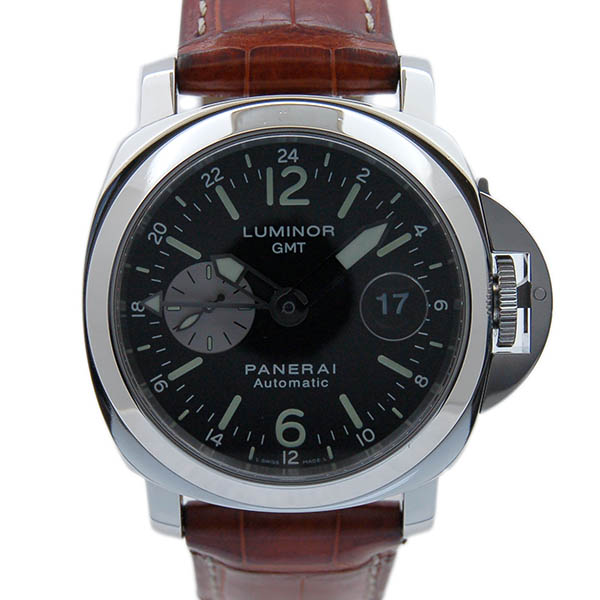 パネライ　PANERAI　ルミノールGMT　44mm　PAM00088　自動巻　革ベルト　USED　中古