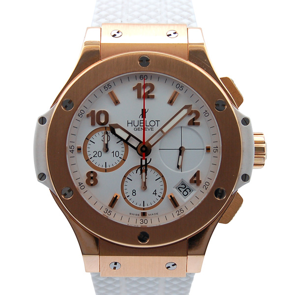 ウブロ　HUBLOT　ビッグバン　ポルトチェルボ　341.PE.230.RW　41mm　PG　ホワイト　USED　中古
