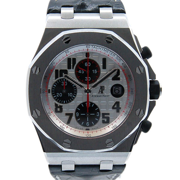 オーデマ・ピゲ　AUDEMARS PIGUET　ロイヤルオーク　オフショア　クロノグラフ　26170ST.OO.D101CR.02　革ベルト　USED　中古