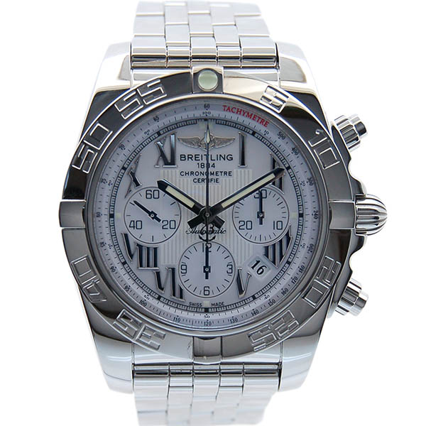 ブライトリング　BREITLING　クロノマット44　A011A90PA　ホワイトローマ　SS　43,5mm　USED　中古
