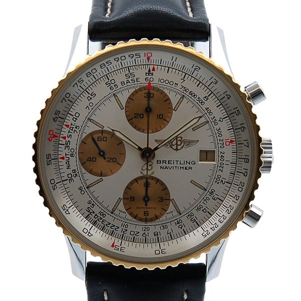ブライトリング　BREITLING　オールドタイマー　81610　SS　41.5mm　シルバー　USED　中古