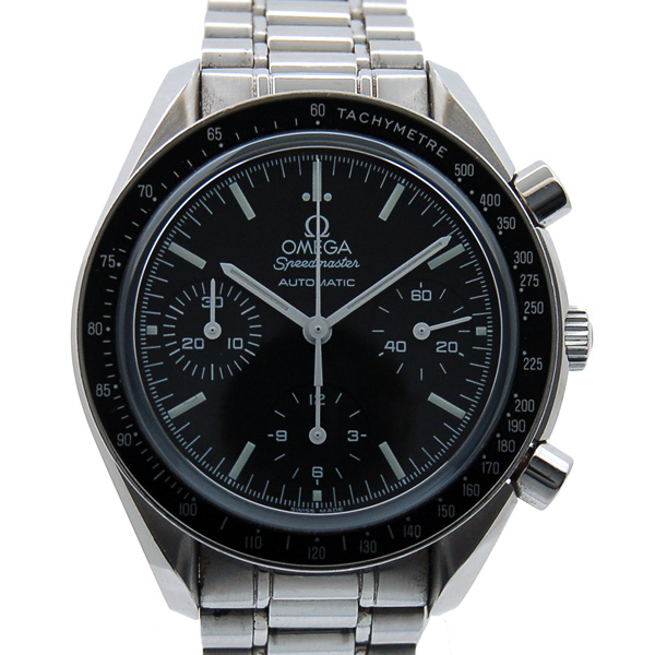 オメガ　OMEGA　スピードマスターオート　3539.50　SS　38mm　サファイアガラス　自動巻　黒　USED　中古
