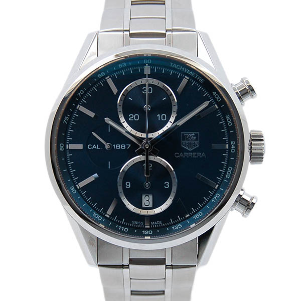 タグホイヤー　TAG HEUER　カレラクロノ　キャリバー1887　CAR2115.BA0724　41mm　SS　ブルー　自動巻　USED　中古
