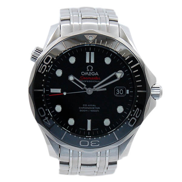 オメガ　OMEGA　シーマスター300　コーアクシャル　212.30.41.20.01.003　ブラック　41mm　USED　中古
