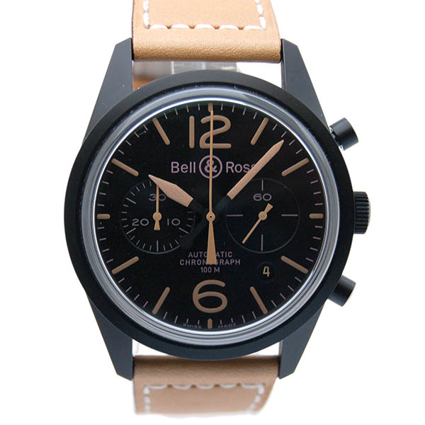 ベル＆ロス　BELL＆ROSS　ヴィンテージ　BR126　CARBON　クロノグラフ　41mm　自動巻　200m防水　アウトレット