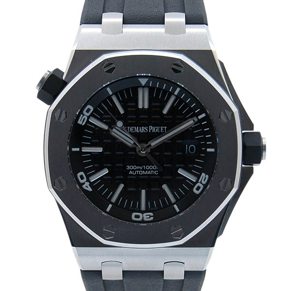 オーデマ・ピゲ　AUDEMARS PIGUET　ロイヤルオーク　オフショアダイバー　15703ST.OO.A002CA.01　ブラック　SS　42mm　USED　中古