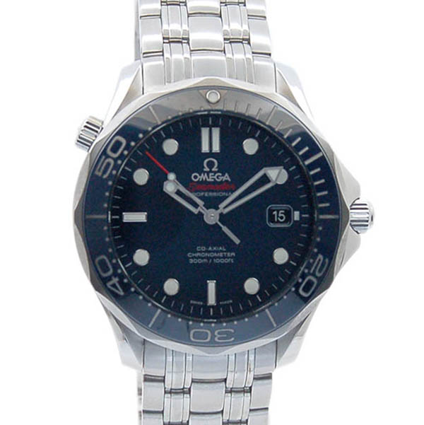 オメガ　OMEGA　シーマスター300　コーアクシャル　212.30.41.20.03.001　ブルー　41mm　USED　中古