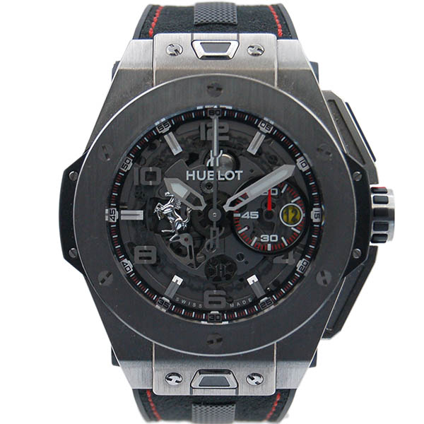 ウブロ　HUBLOT　ビッグバン　フェラーリ　チタニウム　401.NX.0123.VR　世界1000本限定　USED　中古