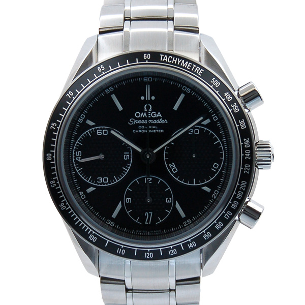 オメガ　OMEGA　スピードマスターレーシング　326.30.40.50.01.001　SS　ブラック　40mm　自動巻　未使用