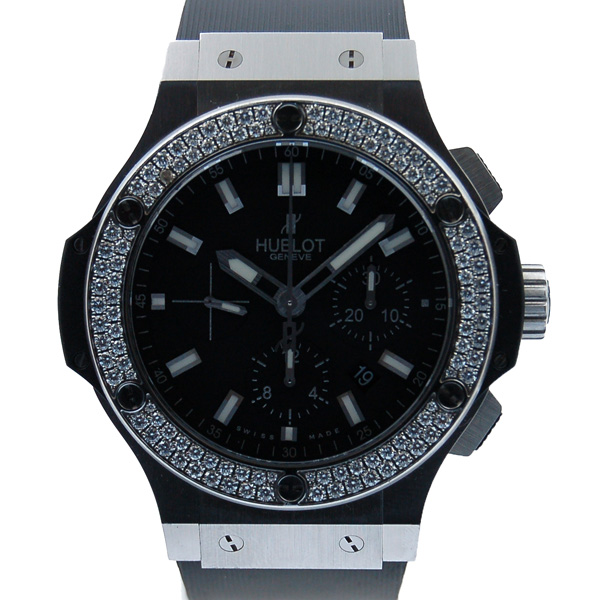 ウブロ　HUBLOT　ビッグバンエボリューション　ベゼルダイヤ　301.SX.1170.RX.1104　自動巻　SS　44mm　USED　中古