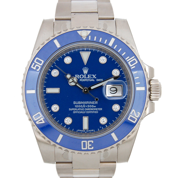 ロレックス　ROLEX　サブマリーナデイト　116619GLB　ホワイトゴールド　8Pダイヤ　新品アウトレット