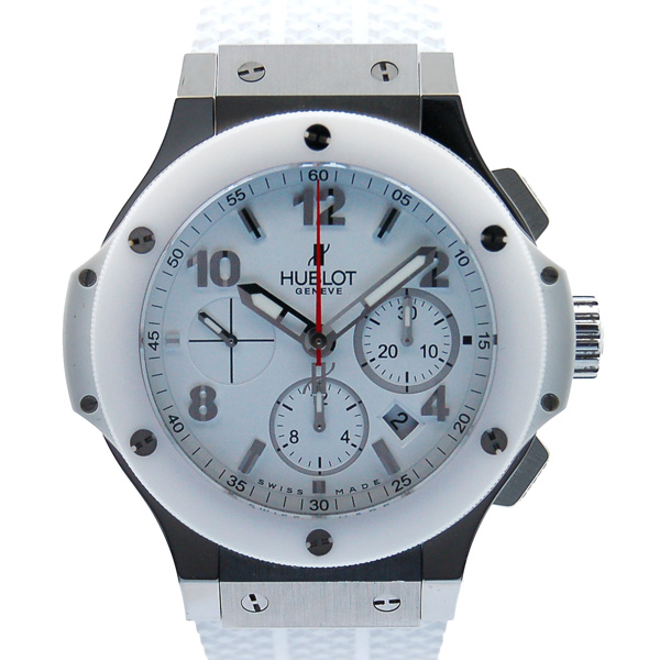 ウブロ　HUBLOT　ビッグバン　サンモリッツ　301.SE.230.RW　ホワイトセラミック　44mm　USED　中古