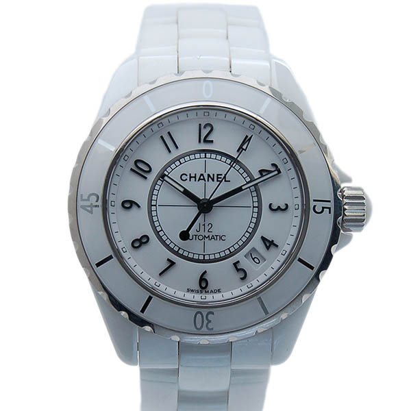 シャネル　CHANEL　J12　ホワイトセラミック　H0970　メンズ　自動巻　38mm　USED　中古