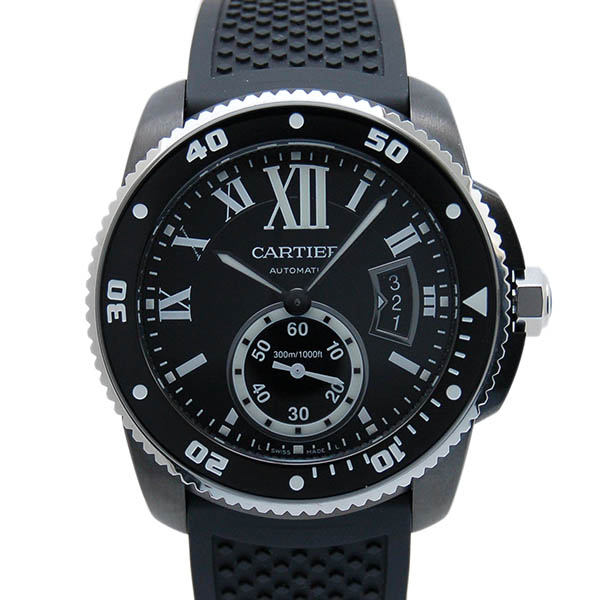 カルティエ　CARTIER　カリブル　ドゥ　ダイバー　カーボン　WSCA0006　未使用