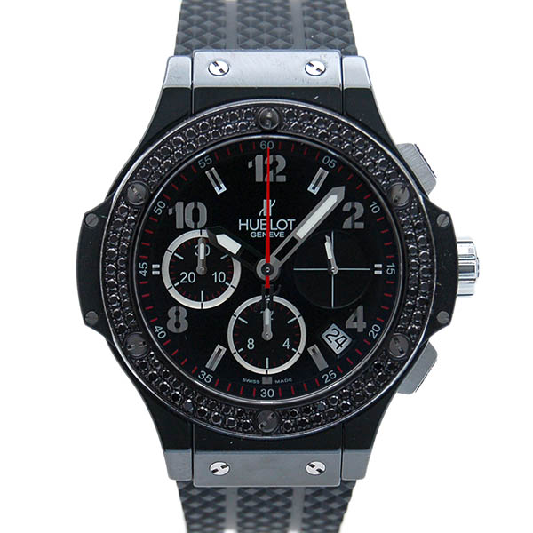 ウブロ　HUBLOT　ビッグバン　ブラックマジック　ブラックダイヤ　341.CV.130.RX.110　USED　中古