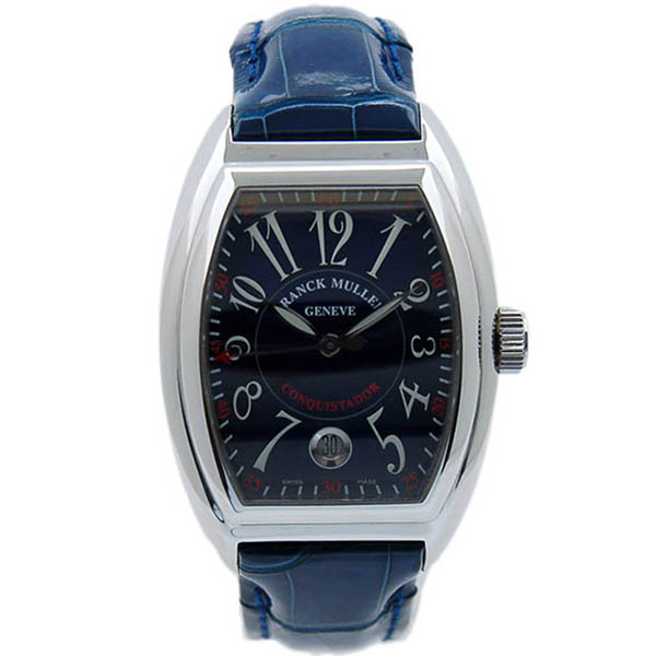 フランクミュラー　FRANCK MULLER　コンキスタドール　8005SC　メンズ　ブルー　USED　中古