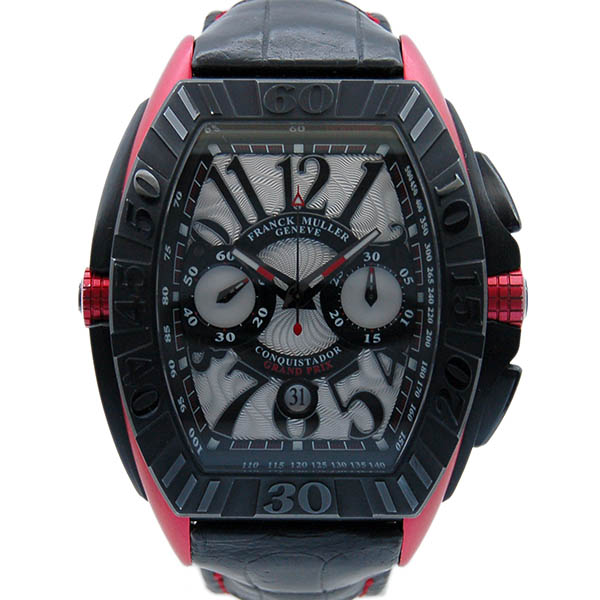 フランクミュラー　FRANCK MULLER　コンキスタドール　グランプリ　クロノグラフ　9900CCGP　ERG　メンズ　自動巻　USED　中古