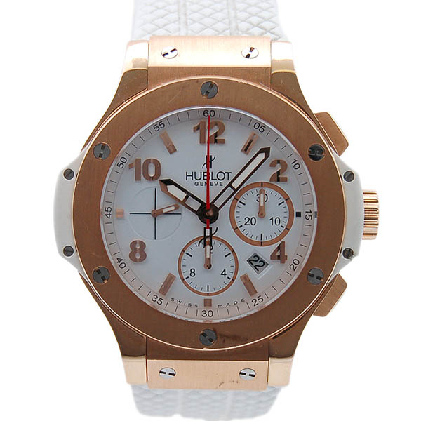 ウブロ　HUBLOT　ビッグバン　ポルトチェルボ　301.PE.230.RW　44mm　PG　ホワイト　USED　中古