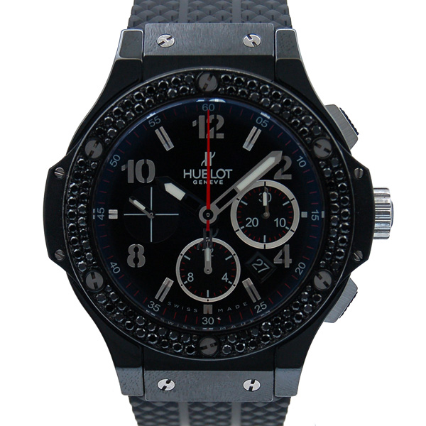 ウブロ　HUBLOT　ビッグバン　ブラックマジック　301.CV.130.RX.110　ベゼルダイヤ　44mm　USED　中古