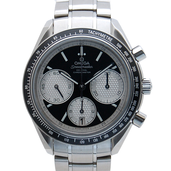 オメガ　OMEGA　スピードマスターレーシング　326.30.40.50.01.002　SS　ブラック　40mm　自動巻　USED　中古