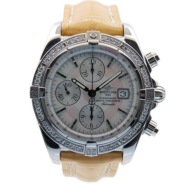 ブライトリング　BREITLING　クロノマットエボリューション　ベゼルダイヤ　A13356　シェル　USED　中古