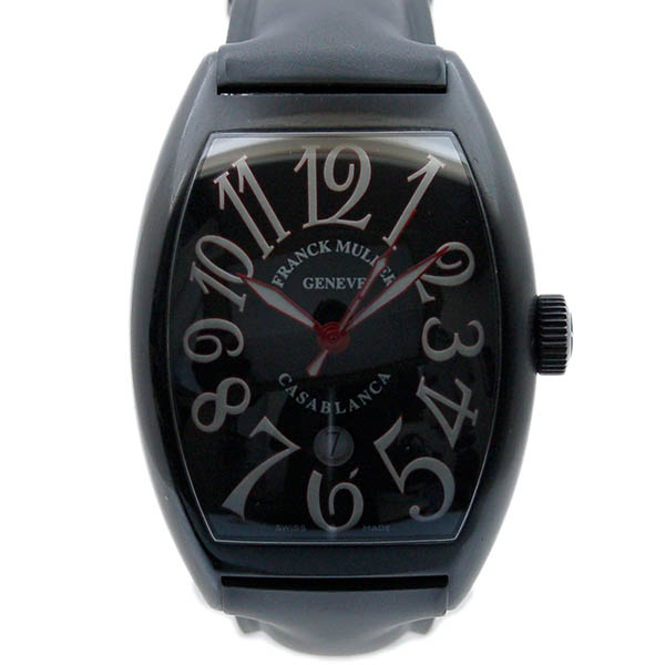 フランクミュラー　FRANCK MULLER　カサブランカデイト　オールブラック　8880CDT NR　PVD　メンズ　USED　中古