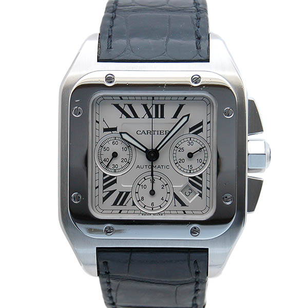 カルティエ　CARTIER　サントス100　クロノグラフ　XL　 W20090X8　 USED　中古