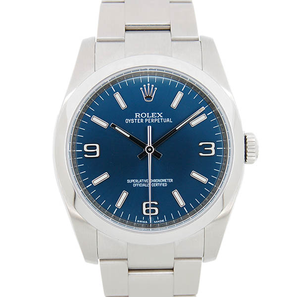 ロレックス　ROLEX　オイスターパーペチュアル　116000  ブルー369　36mm　SS　中古