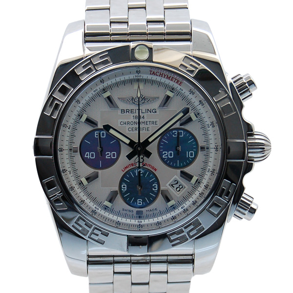 ブライトリング　BREITLING　クロノマット44　A011AJLPA　ホワイトシェル　SS　44mm　日本300本限定　USED　中古
