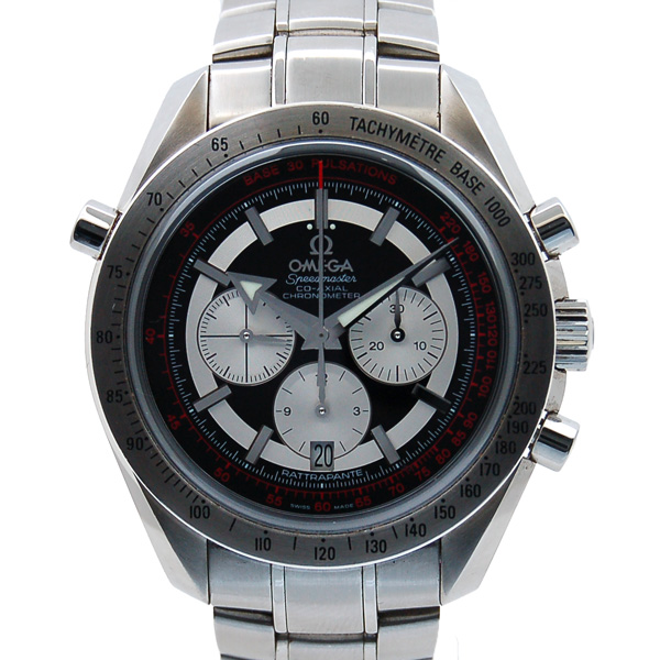 オメガ　OMEGA　スピードマスター　ブロードアロー　ラトラパンテ　コーアクシャル　3582.51　SS　44mm　ブラック　USED　中古